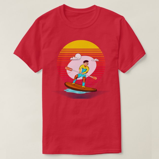 Padleboarding Vapor T Shirt (Design framsida)
