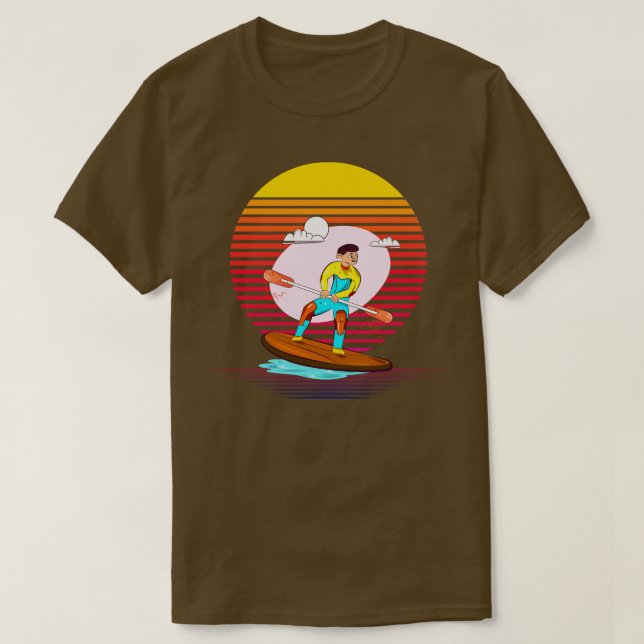 Padleboarding Vapor T Shirt (Design framsida)