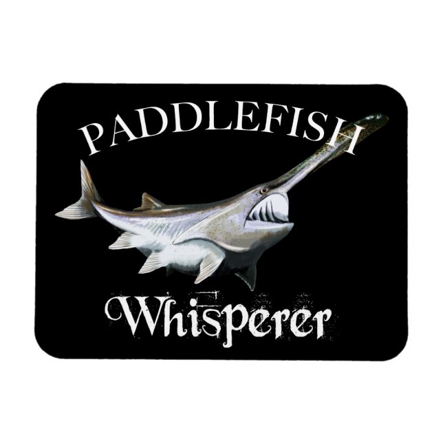 Padlefish Whisperer Magnet (Horisontell)
