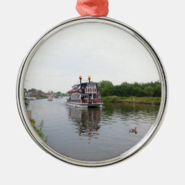 Padles Steamer Southern Comforation Julgransprydnad Metall