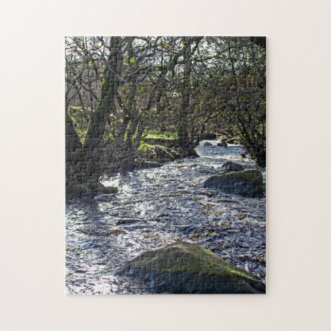 Padley Gorge, Peak District Pussel (Vertikal)