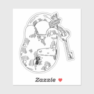 Padlock Klistermärken