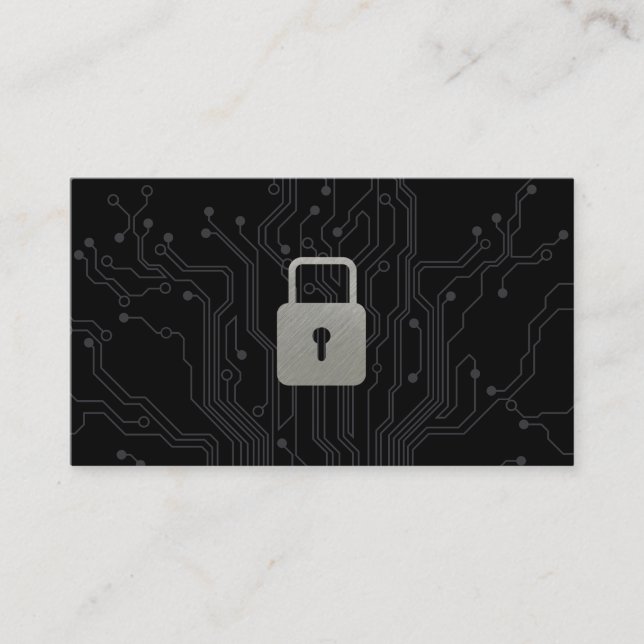Padlock | Kretskort II Visitkort (Framsida)