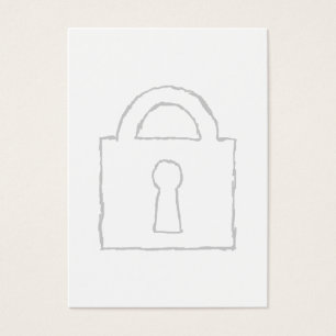 Padlock. Överträffa - hemligheten eller Visitkort