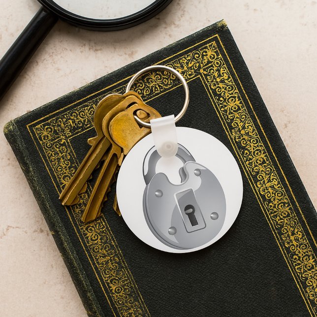 Padlock Security Keychain Nyckelring (Skapare uppladdad)
