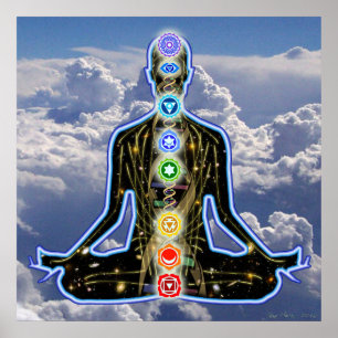 Padma Himlar och Galaxies Poster