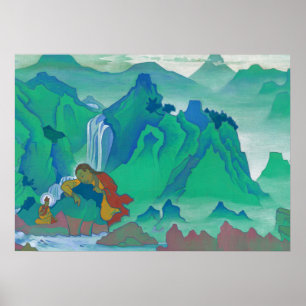 Padma Sambhava, 1924 av Nicholas Roerich Poster