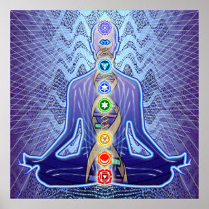 Padma Sambhava Radiant Lila Poster