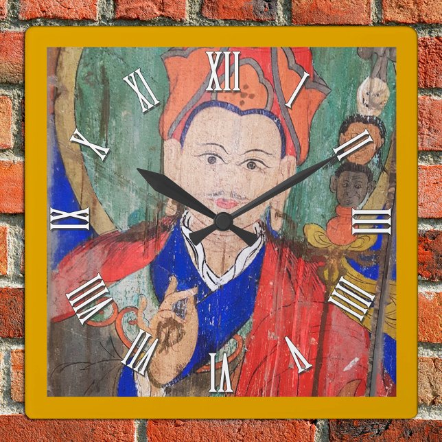 Padmasambhava Buddha, Guru Rinpoche, Nepal Fyrkantig Klocka (Skapare uppladdad)