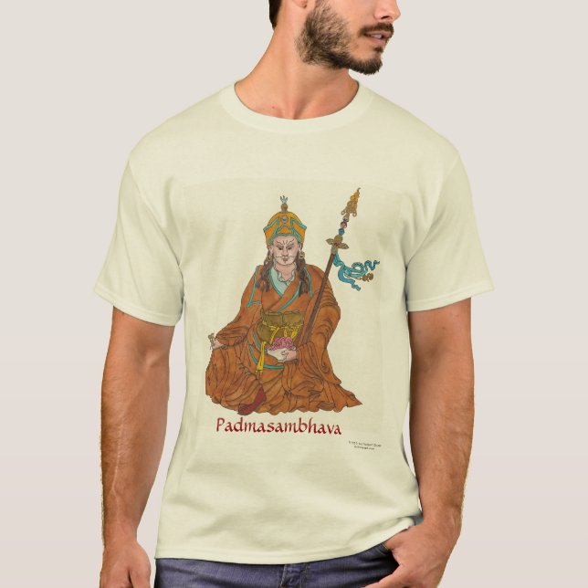 Padmasambhava (Guru Rinpoche) Tee Shirt (Framsida)