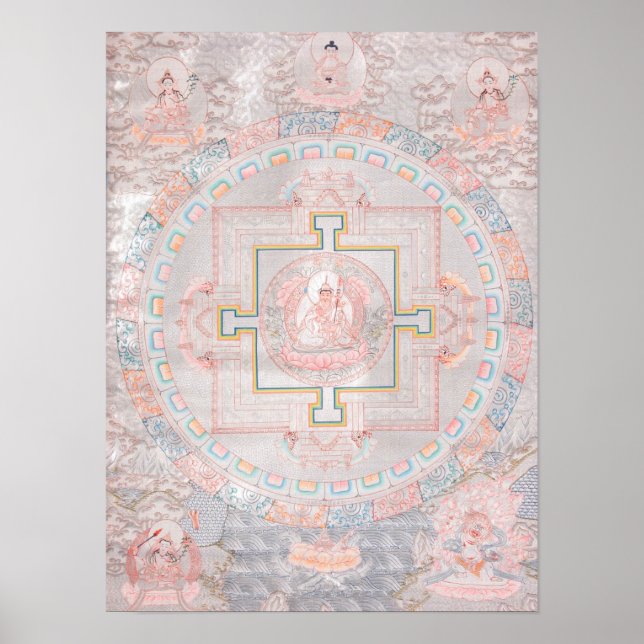 Padmasambhava Mandala Poster (Framsidan)