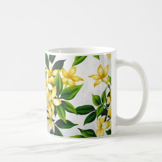 padrão de flores kaffemugg (Höger)