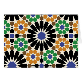 padrão de formas geometricas hälsningskort