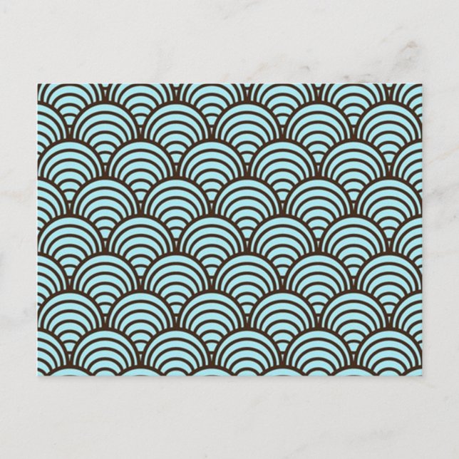 padrão em forma geometrica vykort (Framsida)