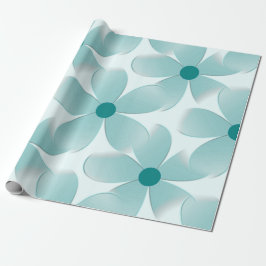 Padrão floral verde. presentpapper