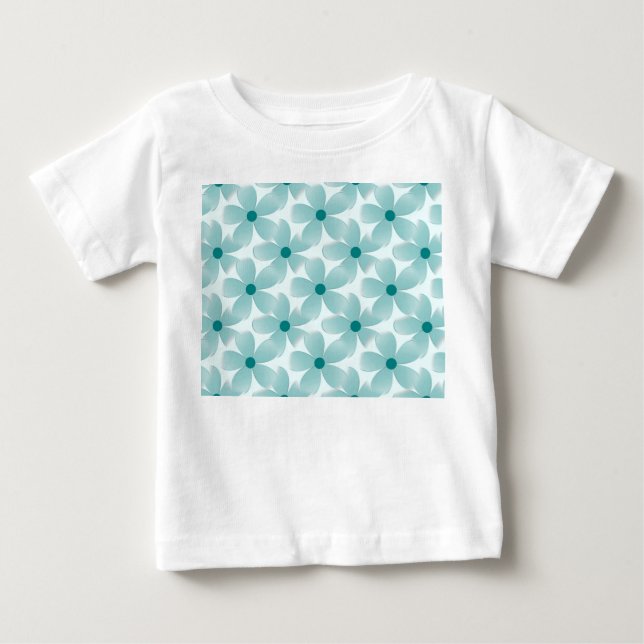 Padrão floral verde. t shirt (Framsida)
