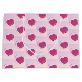 Padrão fofo de corações.