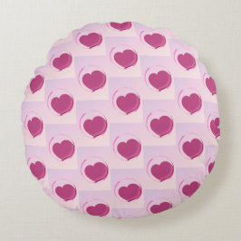 Padrão fofo de pequenos corações. rund kudde