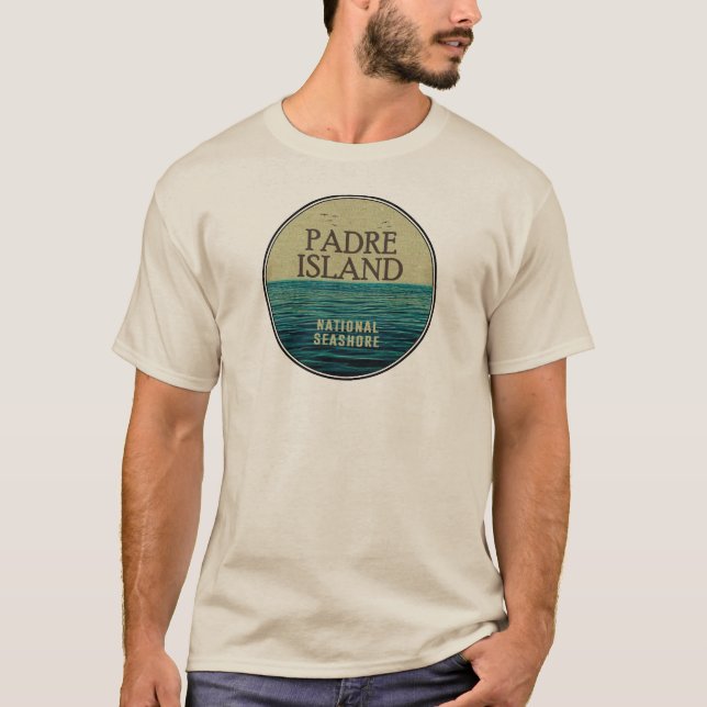 Padre Island National Seashore Ocean Birds T Shirt (Framsida)