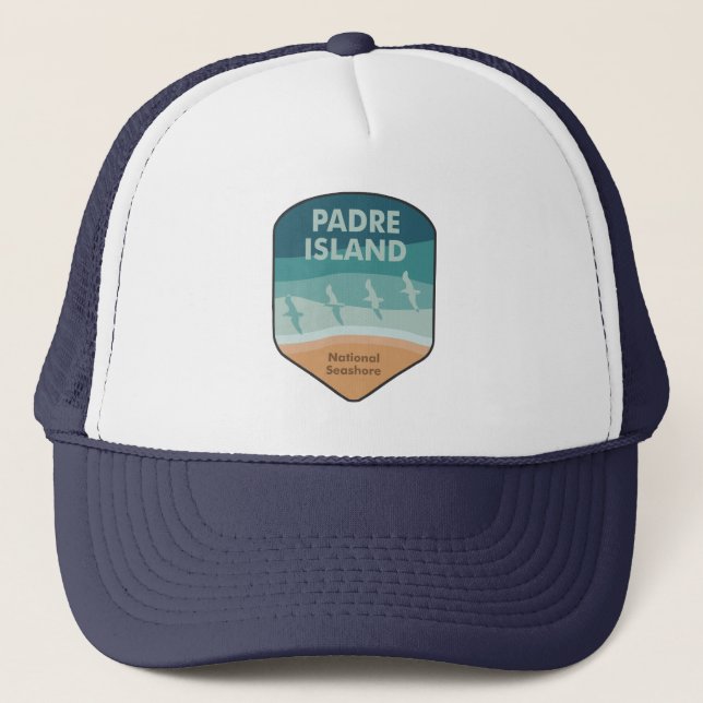 Padre Island National Seashore Texas Fiskmås Keps (Framsida)