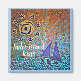 Padre Island TX Sail och Sol Magnet