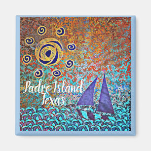 Padre Island TX Sail och Sol Magnet
