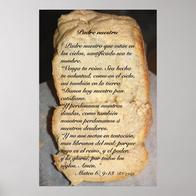 Padre Nuestro Cartel Poster (Framsidan)