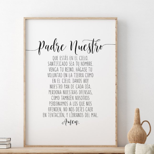 Padre Nuestro Que Estás en El Cielo Poster (Skapare uppladdad)
