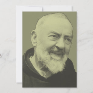 Padre Pio av Pietrelcina Julkort