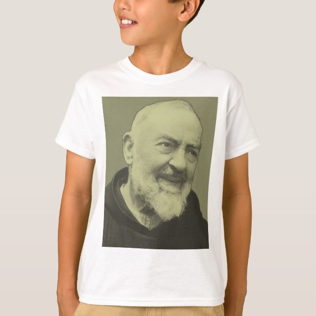 Padre Pio av Pietrelcina T Shirt (Framsida)