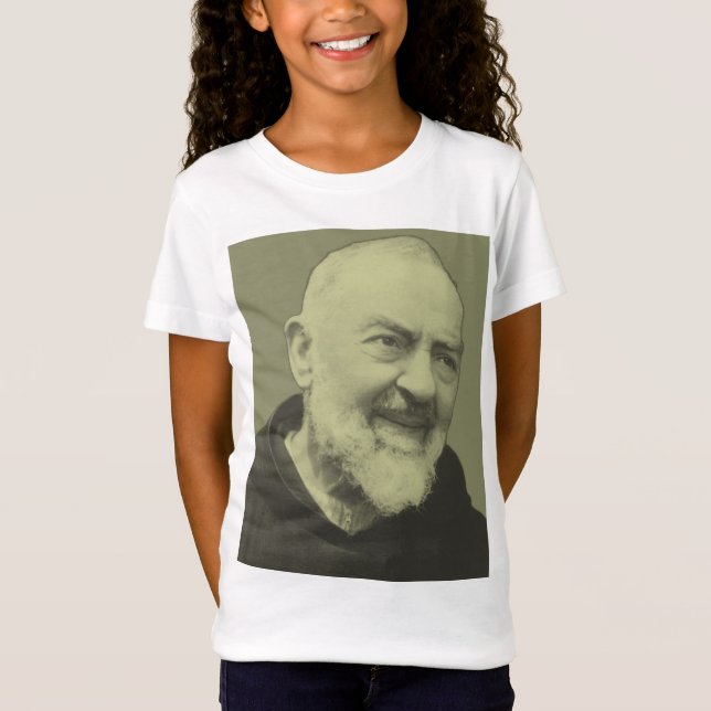 Padre Pio av Pietrelcina T Shirt (Framsida)