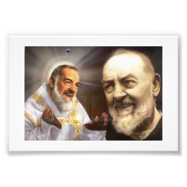 Padre Pio Fototryck (Framsidan)