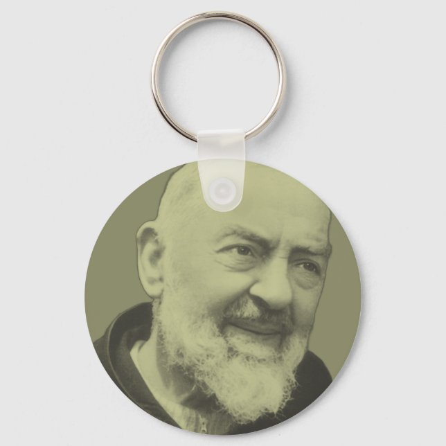 Padre Pio från Pietrelcina Nyckelring (Framsida)