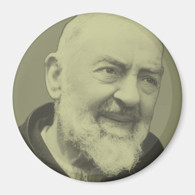 Padre Pio of Pietrelcina Magnet (Framsidan)