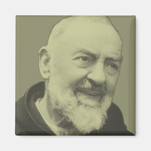Padre Pio of Pietrelcina Magnet (Framsidan)