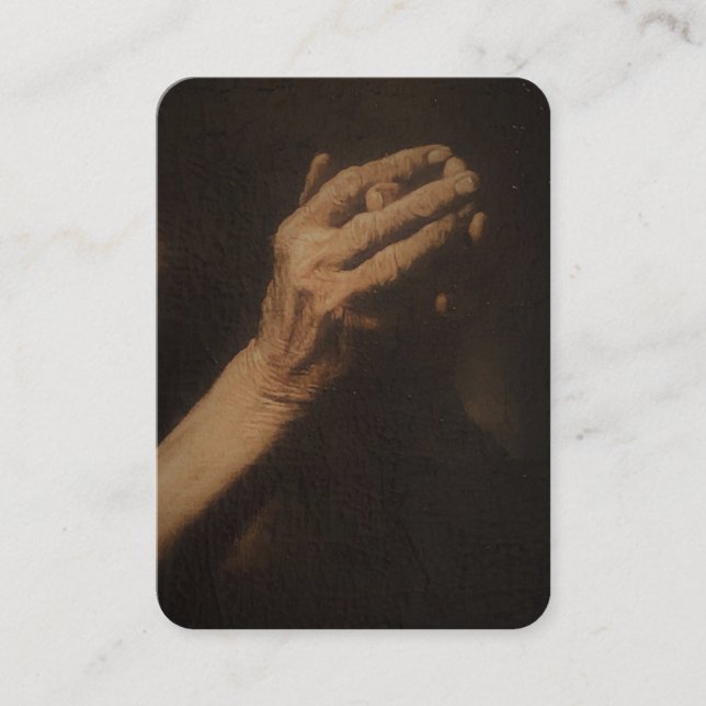 Padre Pio Prayer efter ett bönekort Visitkort (Framsida)
