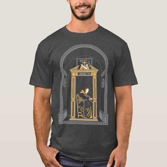 Padre Pio T Shirt (Framsida)