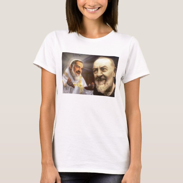 Padre Pio T Shirt (Framsida)