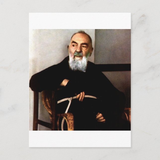Padre Pio Vykort (Framsida)