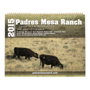 Padres Mesa Ranch Calendar 2015 Jan - Dec v1.0.1 Kalender