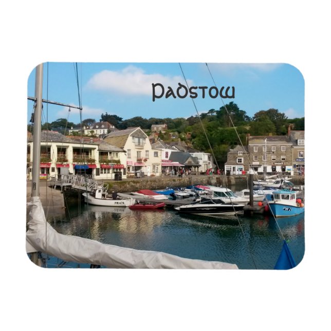 Padstow Cornwall England Magnet (Horisontell)
