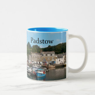 Padstow Cornwall England Två-Tonad Mugg