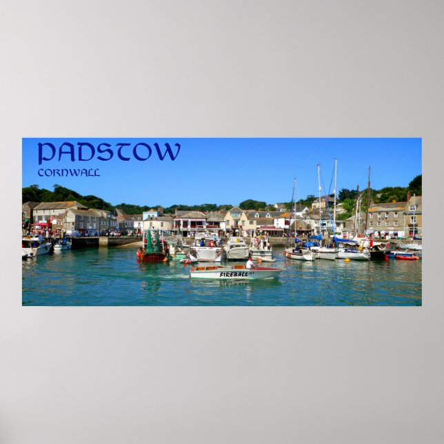 padstow cornwall poster (Framsidan)