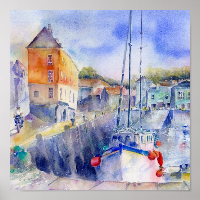 Padstow Habour Poster (Framsidan)