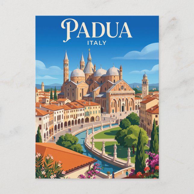 Padua Italien Vykort (Framsida)