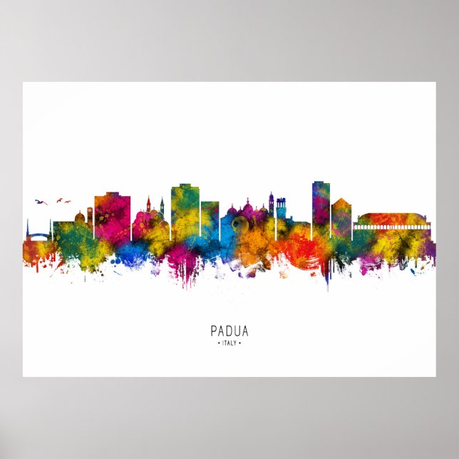 Padua Italy Skyline Poster (Framsidan)