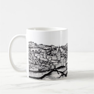 Padua medeltida stad i Veneto, norra Italien Kaffemugg
