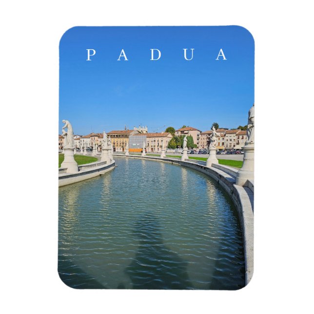 Padua Prato della Valle-vykylmagnet Magnet (Vertikal)