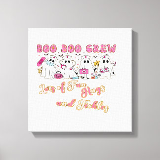 Paediactric Nurse Fun Halloween Design Essential T Canvastryck