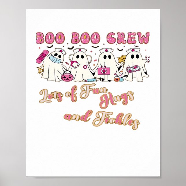 Paediactric Nurse Roligt Halloween Design Essentia Poster (Framsidan)